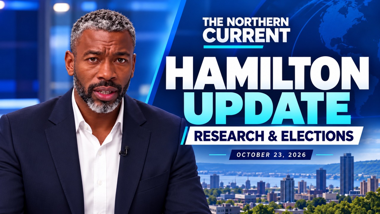 Marcus presents the Hamilton afternoon update on research and elections