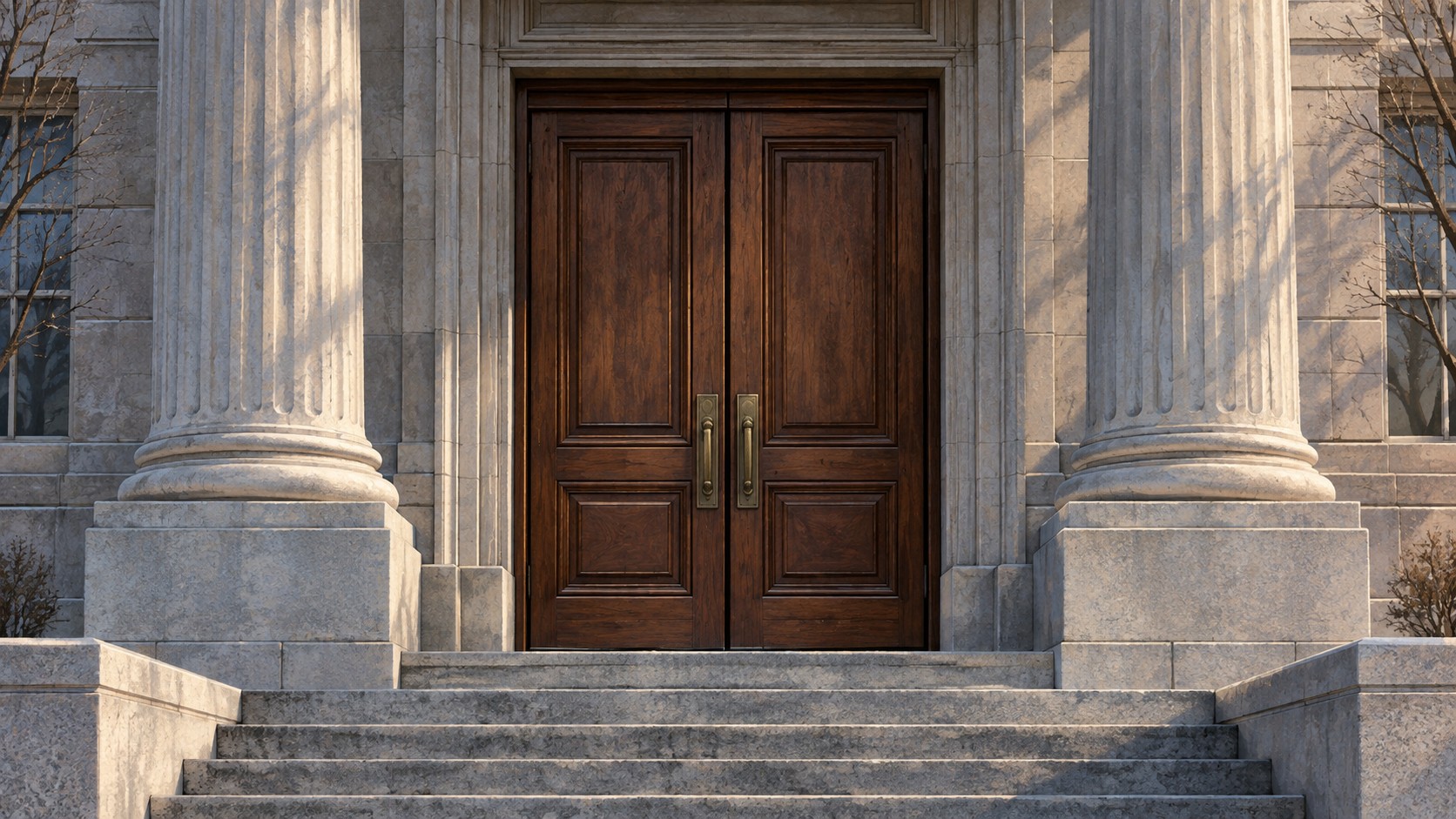 Generic editorial illustration of a courtroom; not Tennessee execution photography