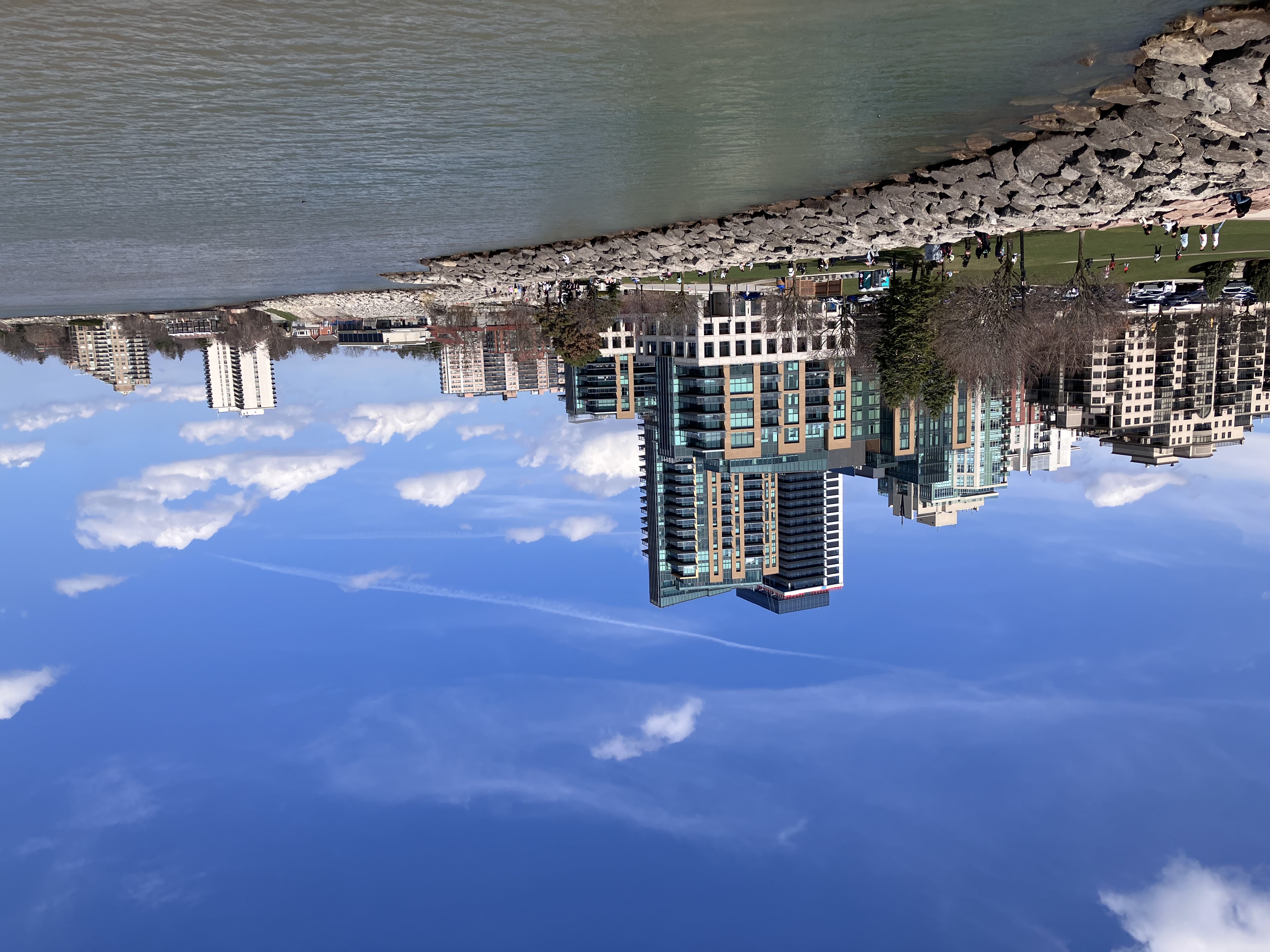 Burlington waterfront in an April 2026 file photograph by Gogerr; geographic context, not Gracie Sakran or a cycling class