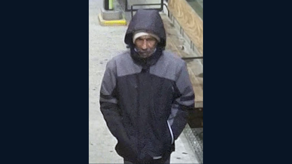 Toronto Police image of the unidentified suspect in the Finch and Sentinel LRT appeal; exact capture date unknown.