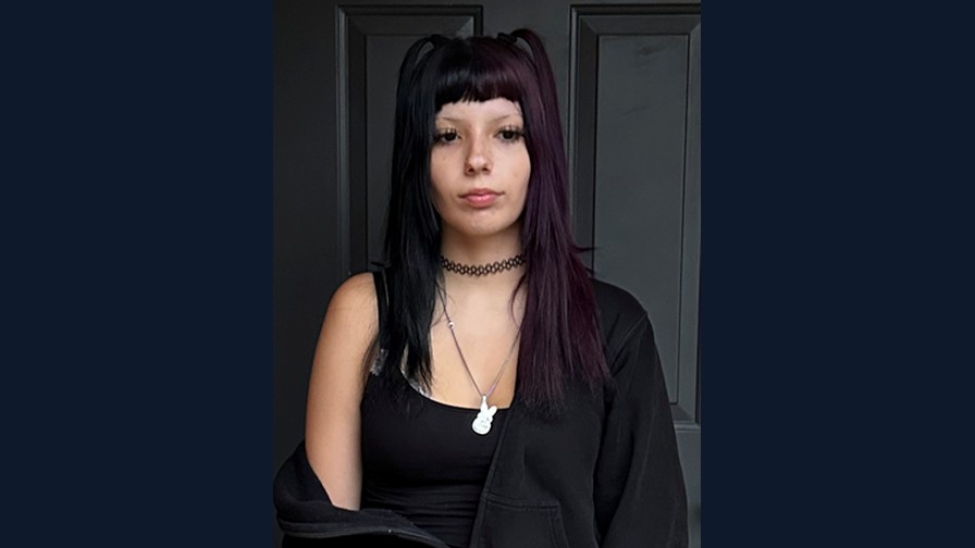 Katie, 14, in the photograph released by York Regional Police for its Markham missing-youth appeal; capture date unknown.