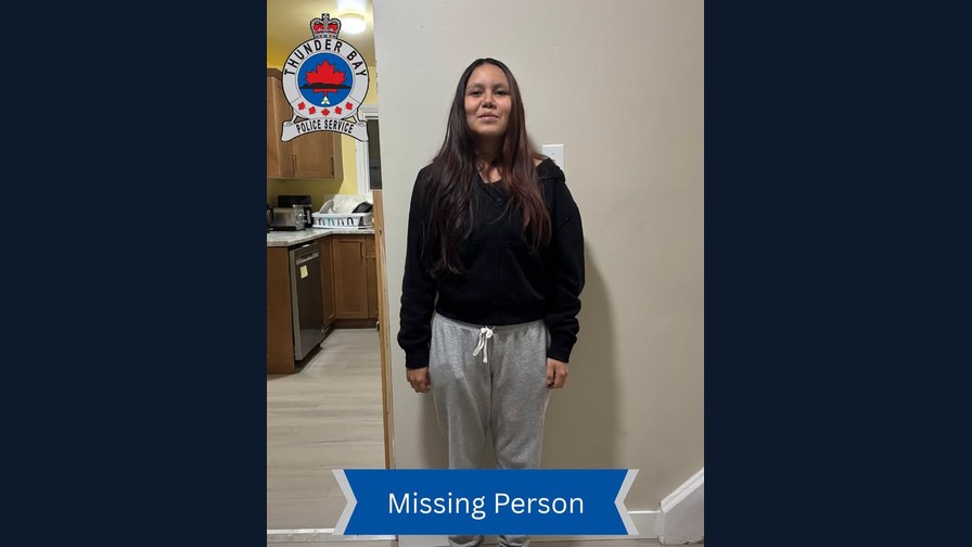 Kaylynn Shapwaykeesic in missing-person artwork released by Thunder Bay Police Service; capture date unknown.